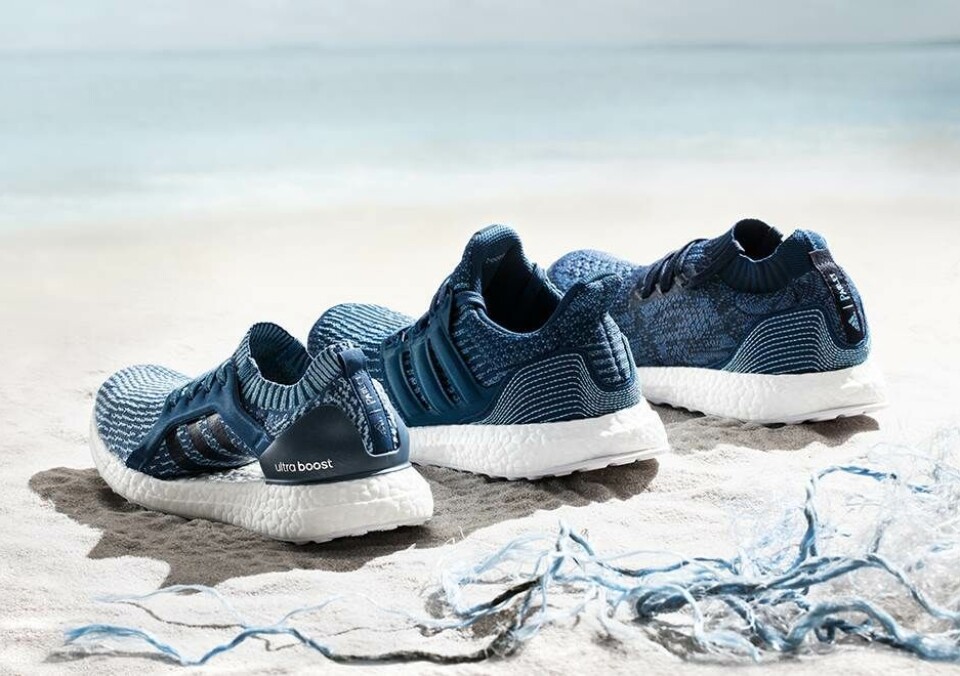 Nu kan du snart købe Adidas Boost lavet af plastaffald fra havet
