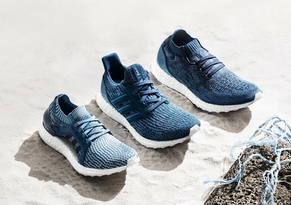 Nu kan du snart købe Adidas Boost lavet af plastaffald fra havet