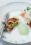 Quiche lorraine og hjemmerøget laks