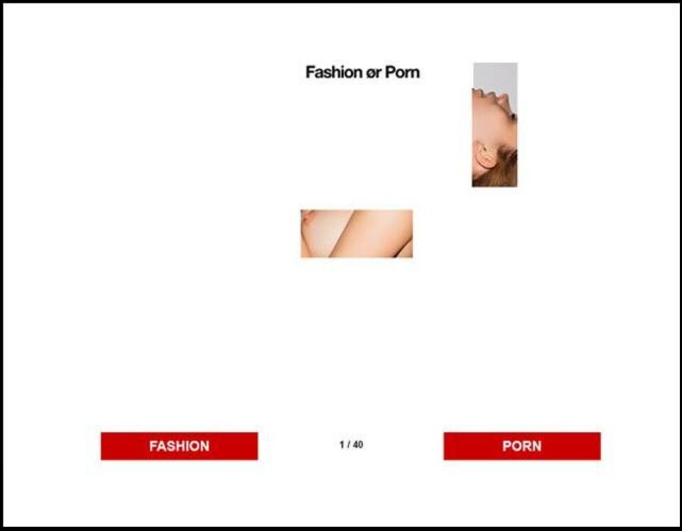 Dagens favoritsite: Kan du kende forskel på mode og porno?