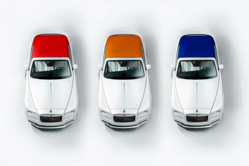 Den nye Rolls-Royce er lakeret med 1.000 knuste diamanter