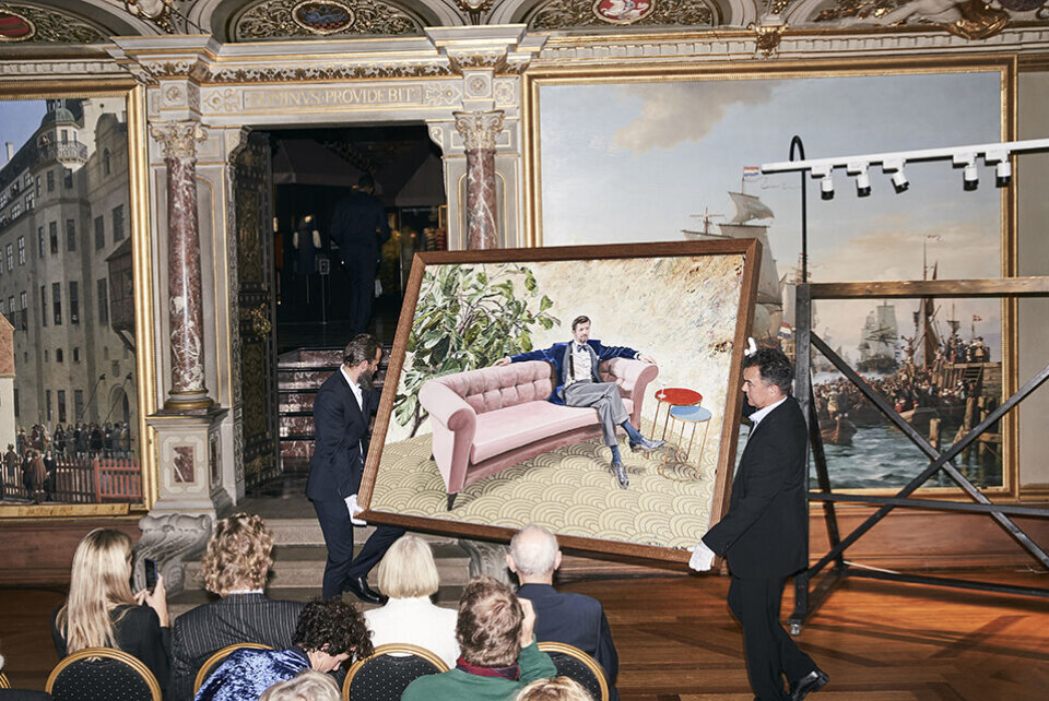 Kasper Eistrup afslørede portræt af Kronprins Frederik: 'Vi har udvekslet bands til hinanden. Det har været alt fra rock til klassisk musik'