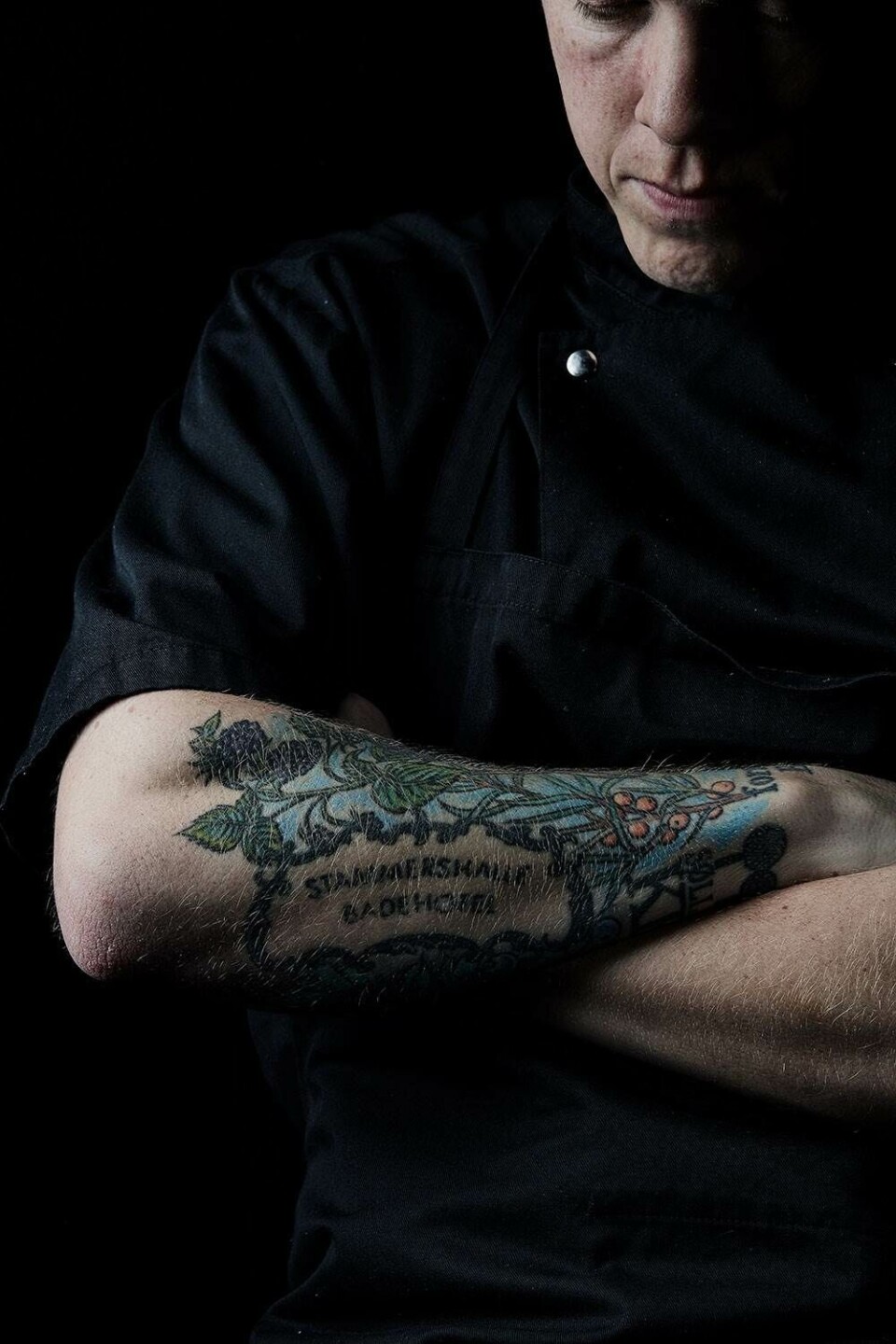 Køkkenchef bærer sit cv på armen: ”Det udtrykker, hvem jeg er som kok”