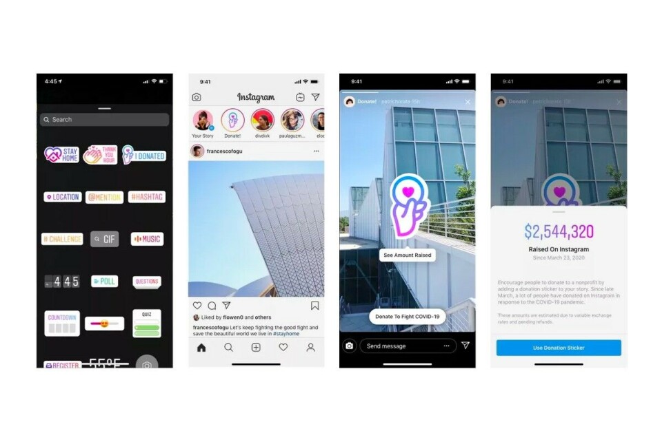 Nu kan du donere til et godt formål med Instagram Live