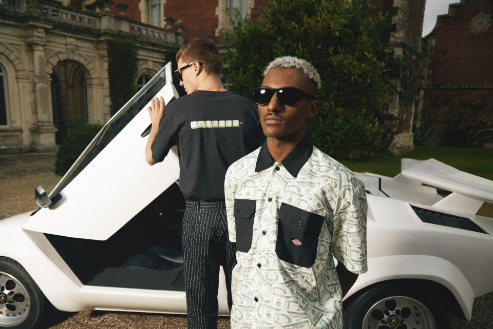 Dickies og END. leger børsmæglere fra 80'erne i deres første collab