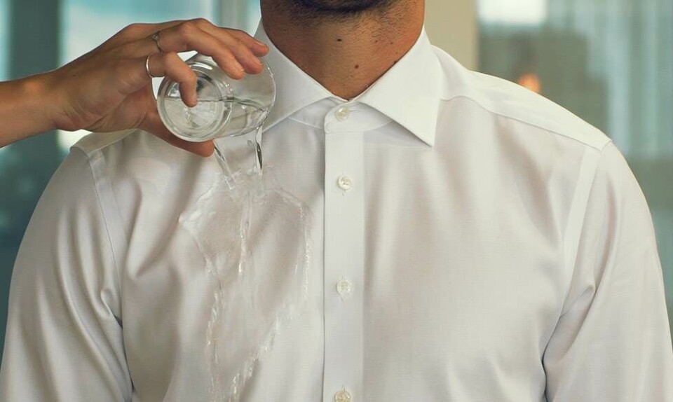 Svensk firma lancerer den pletfri skjorte