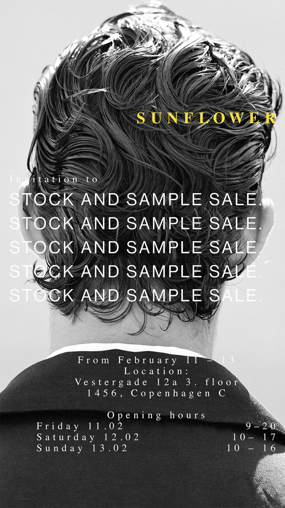 Vinny’s og Sunflower inviterer til sample sales