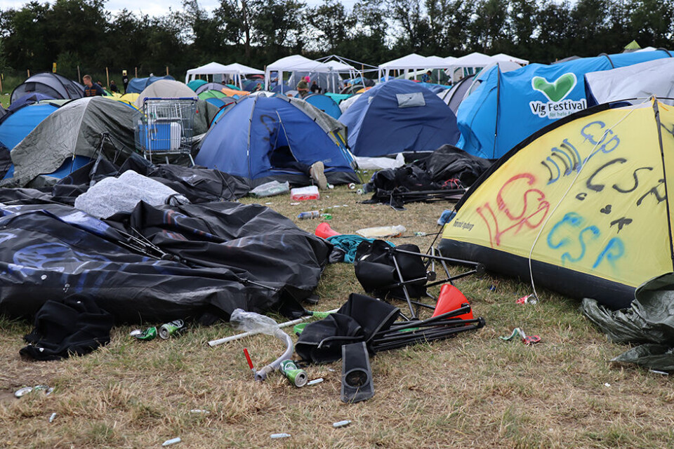 Her er Roskilde Festivals mest skraldede camps: ”Det er en del af stemningen”