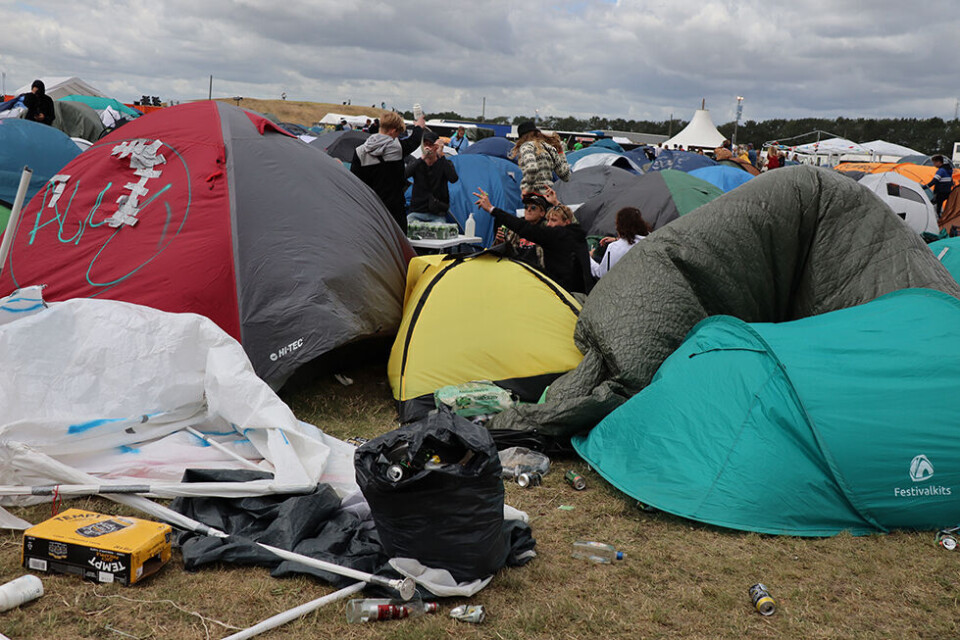 Her er Roskilde Festivals mest skraldede camps: ”Det er en del af stemningen”