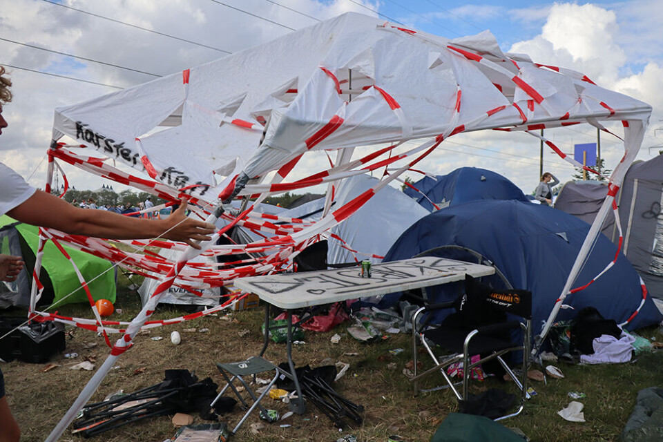 Her er Roskilde Festivals mest skraldede camps: ”Det er en del af stemningen”