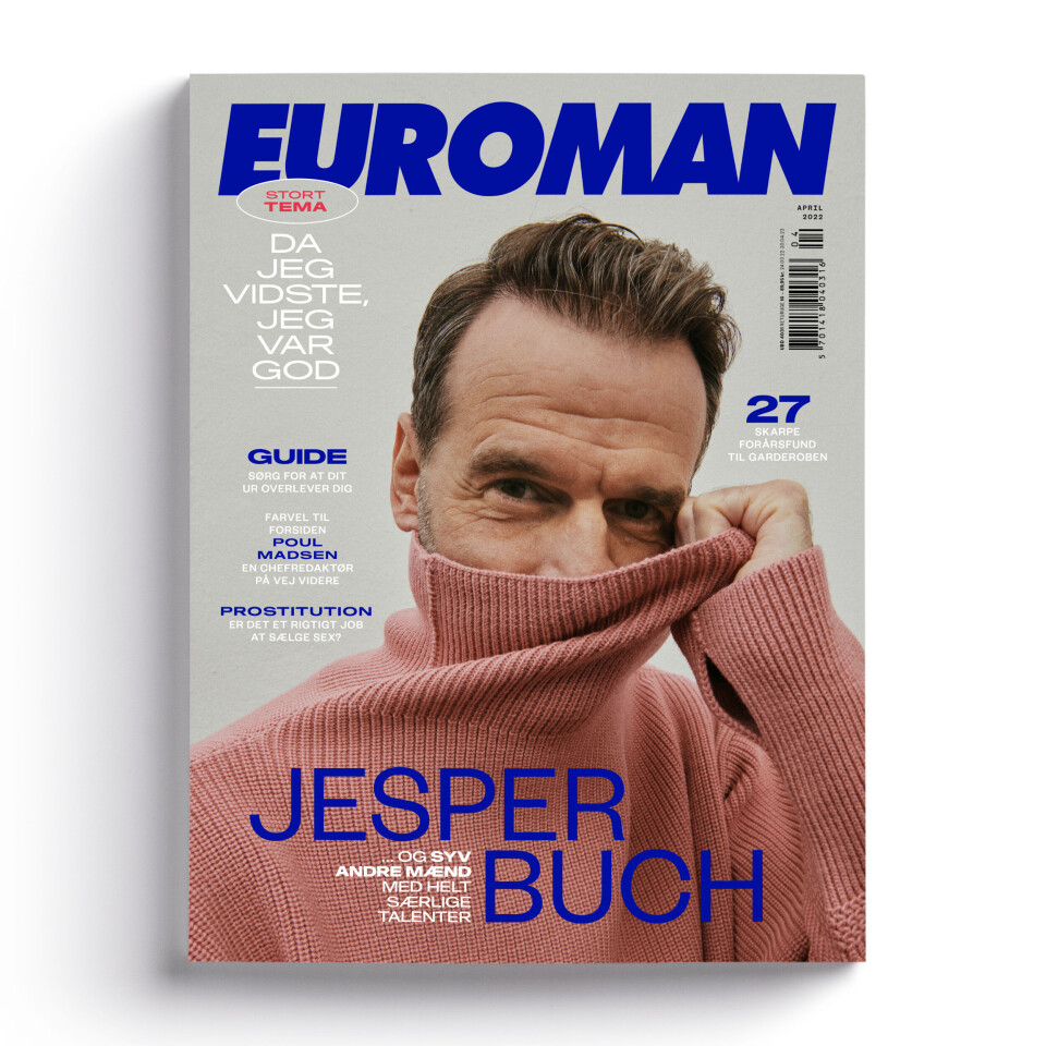 Euromans aprilnummer er på gaden: Jesper Buch fortæller om dengang han vidste, at han var god