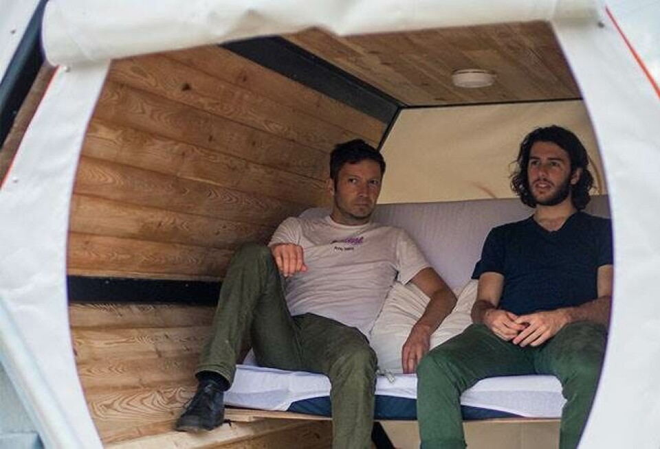 Designere skaber mikro-hoteller til festivaler