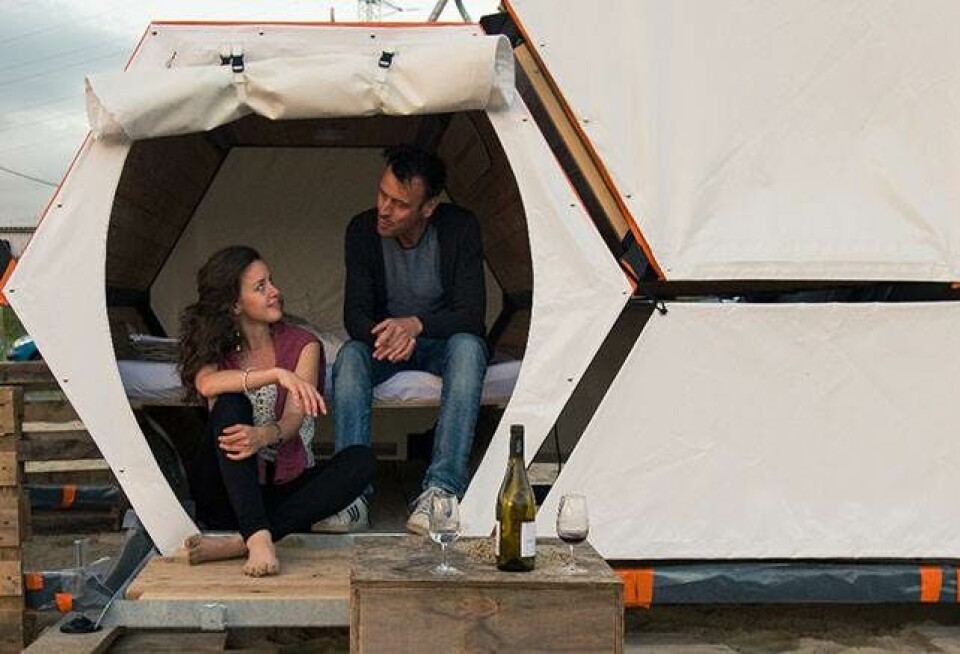 Designere skaber mikro-hoteller til festivaler