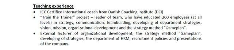 Recruiter hos Microsoft: Se mit personlige CV