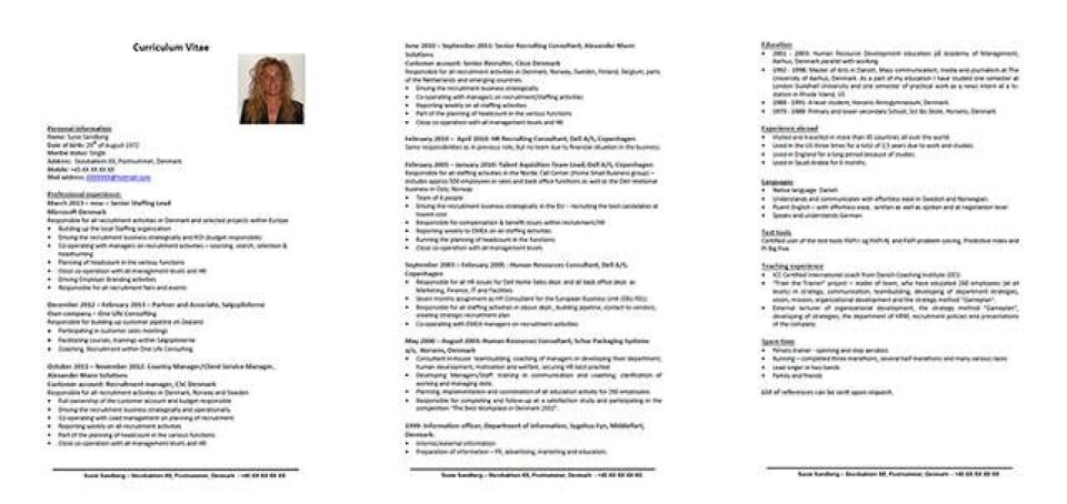 Recruiter hos Microsoft: Se mit personlige CV