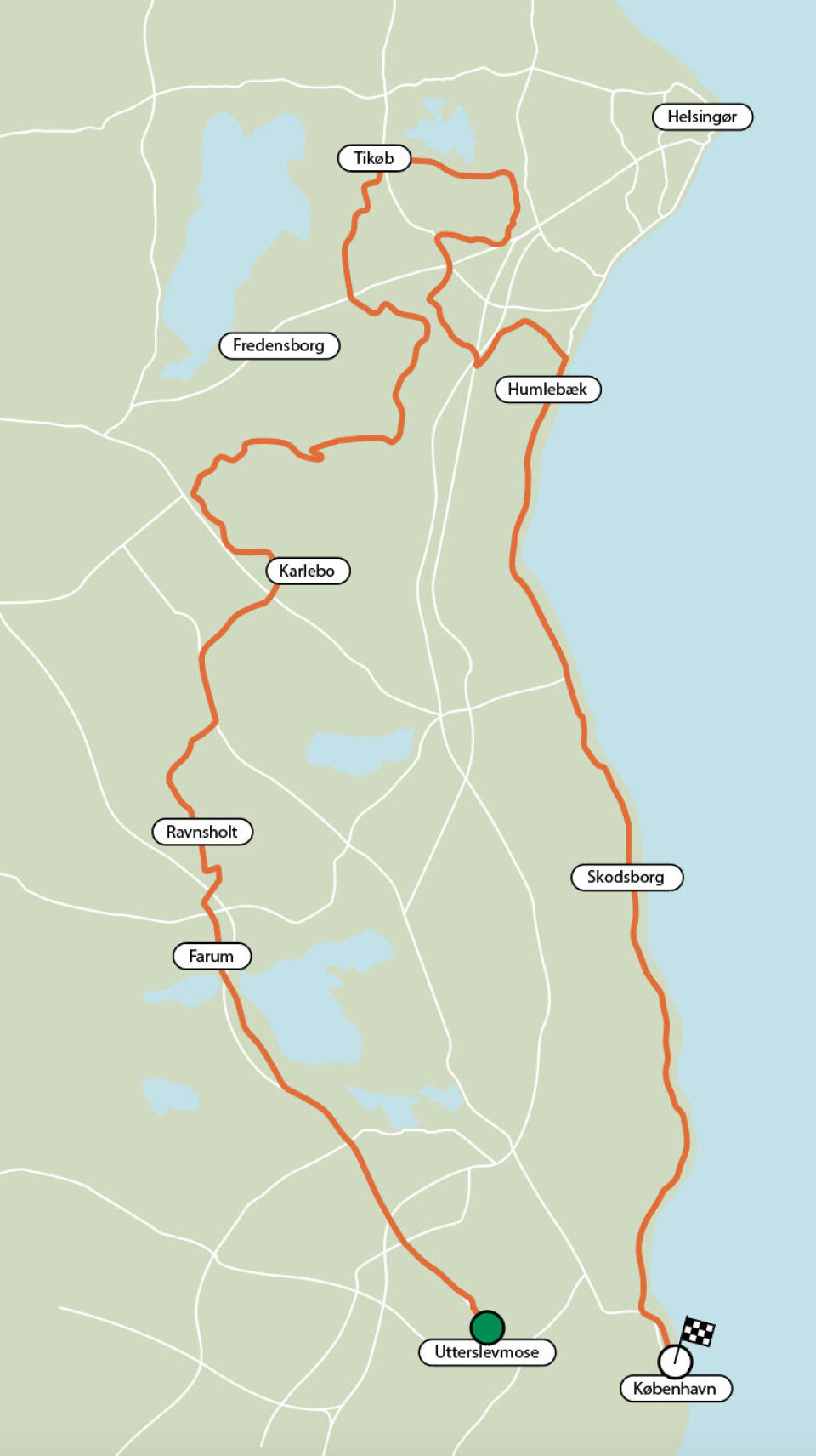 Rasmus Bøgh Wallin har fundet den perfekte cykelrute ud af København: ”Det er den eneste vej, hvor man ikke holder for rødt hele tiden”