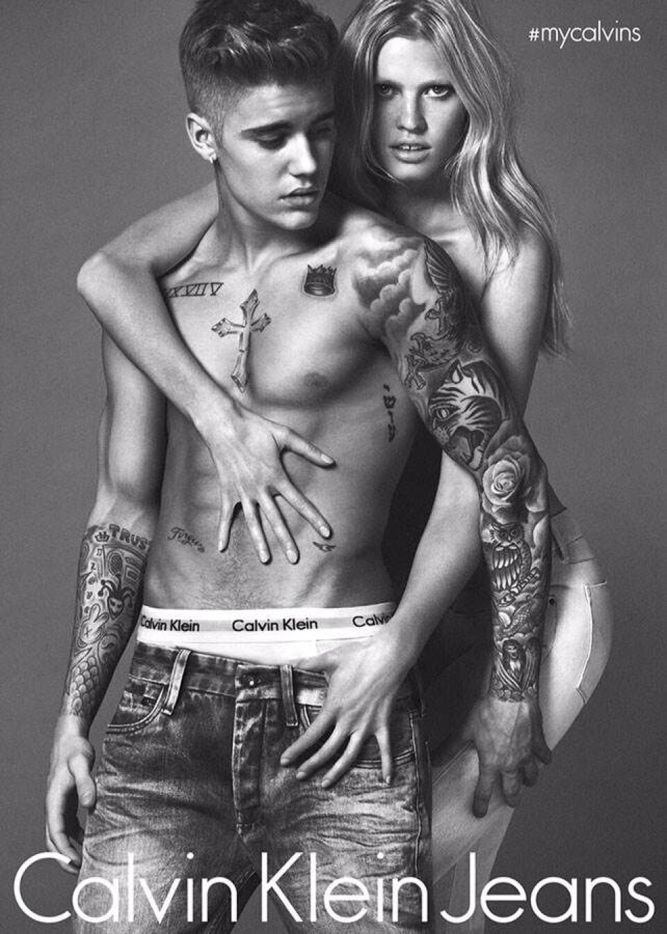 Justin Bieber er Calvin Kleins nye ansigt - og krop