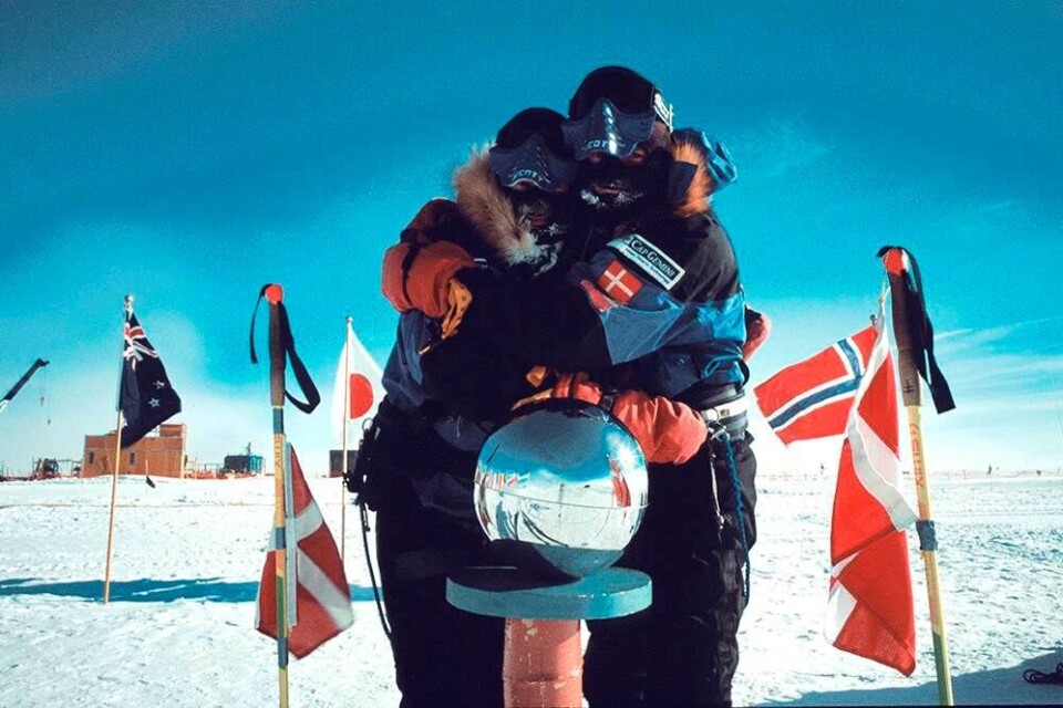 Sådan føles det at gå på ski til Sydpolen pa 56 dage