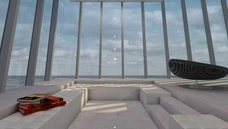 Australsk tegnestue designer cliffhanger-hus