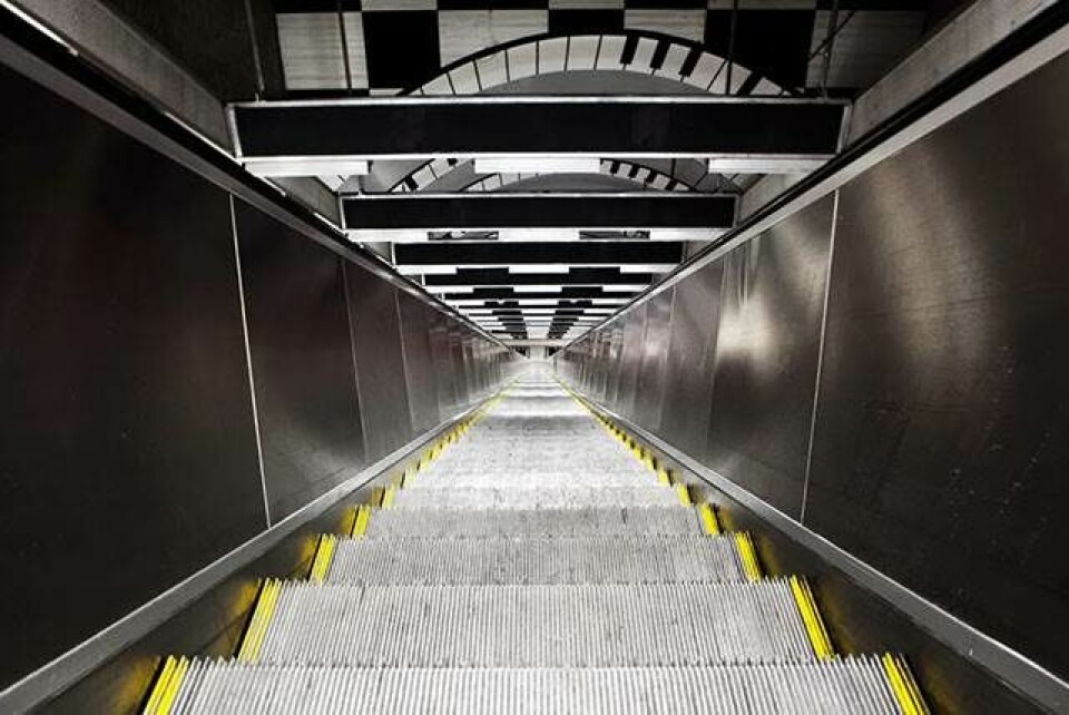Den smukke metro i Stockholm