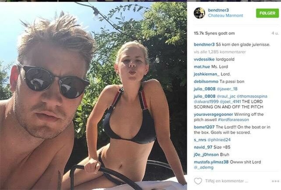 Hemmeligheden bag Bendtners Super Cup-succes: Så fed var hans ferie