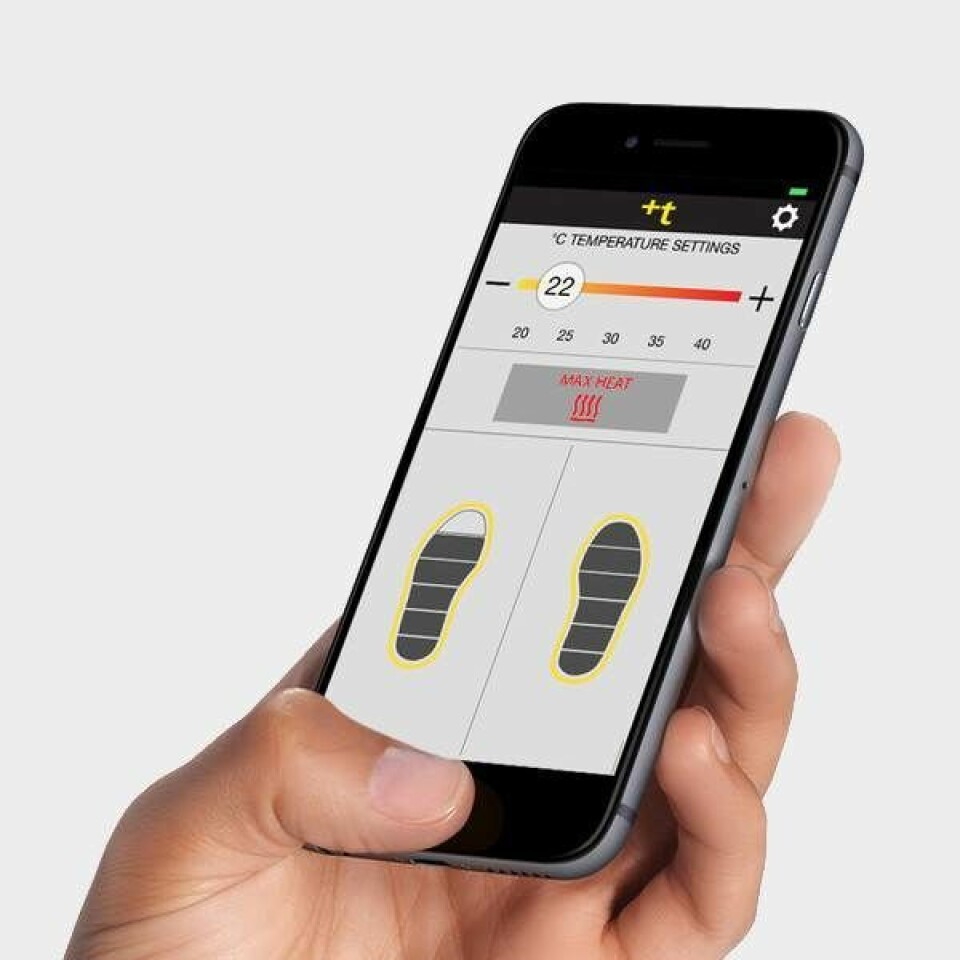 Få app-styret varme til dine fødder: Ingen grund til klodsede vinterstøvler