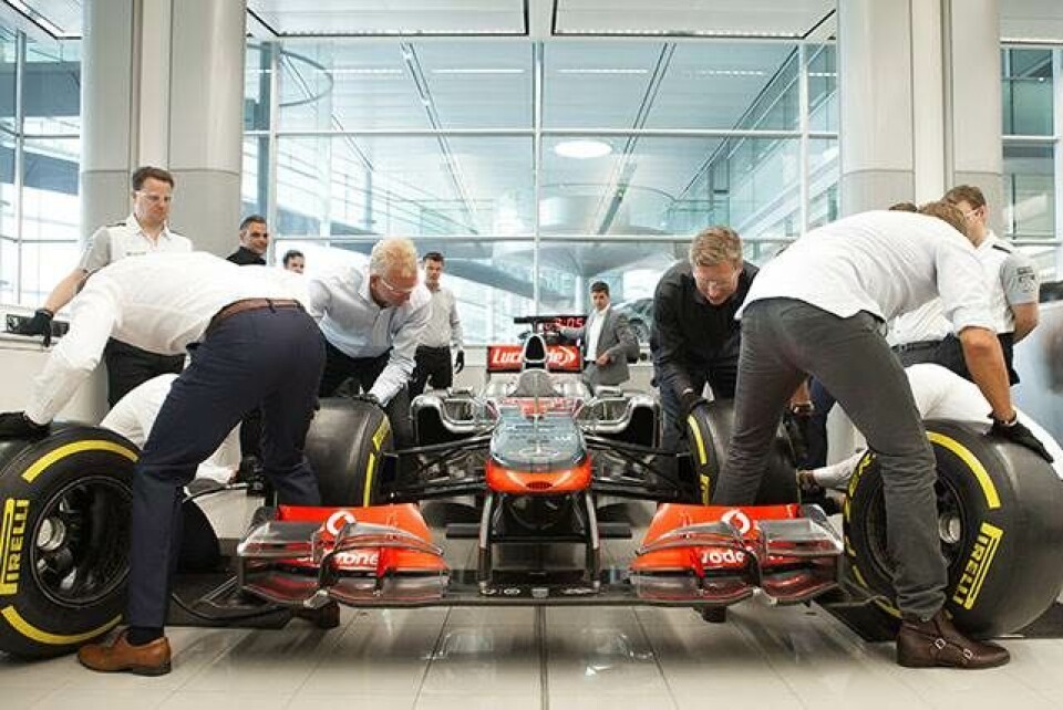 Se billeder: På besøg hos McLaren og Kevin Magnussen