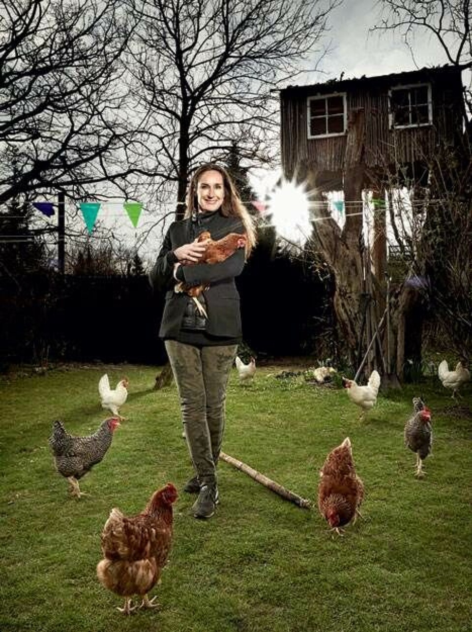 ”Når folk siger til mig, at de ikke har råd til at holde høns eller købe økologisk, så siger jeg, at jeg ikke forstår, hvordan de har råd til at lade være”