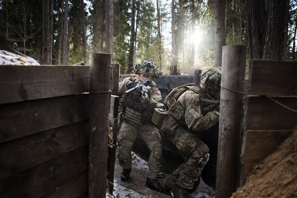 200 danske soldater venter i Estland på en fjende, der måske aldrig kommer