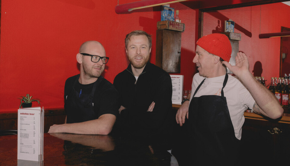 Mads Schriver, Rasmus Barslund og Martin Fryd står bag Mleko Bar.