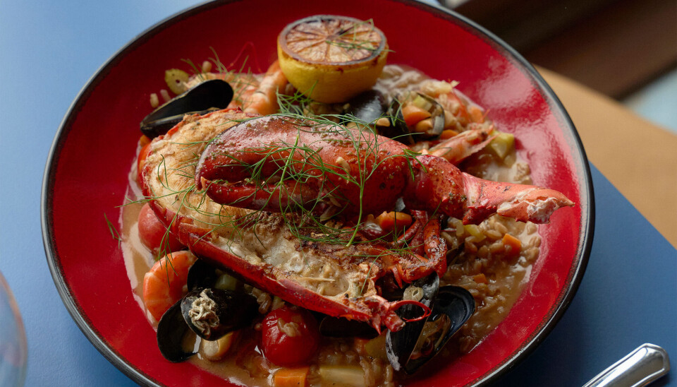 A'hva skal der i? Denne skaldyrsrisotto har en overraskende ingrediens