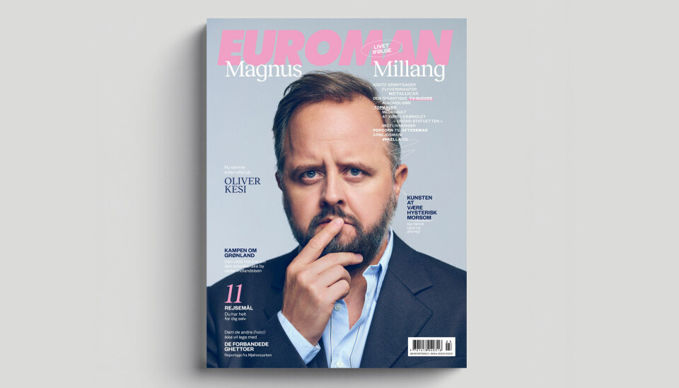 Magnus Millang er på forsiden af det nye Euroman