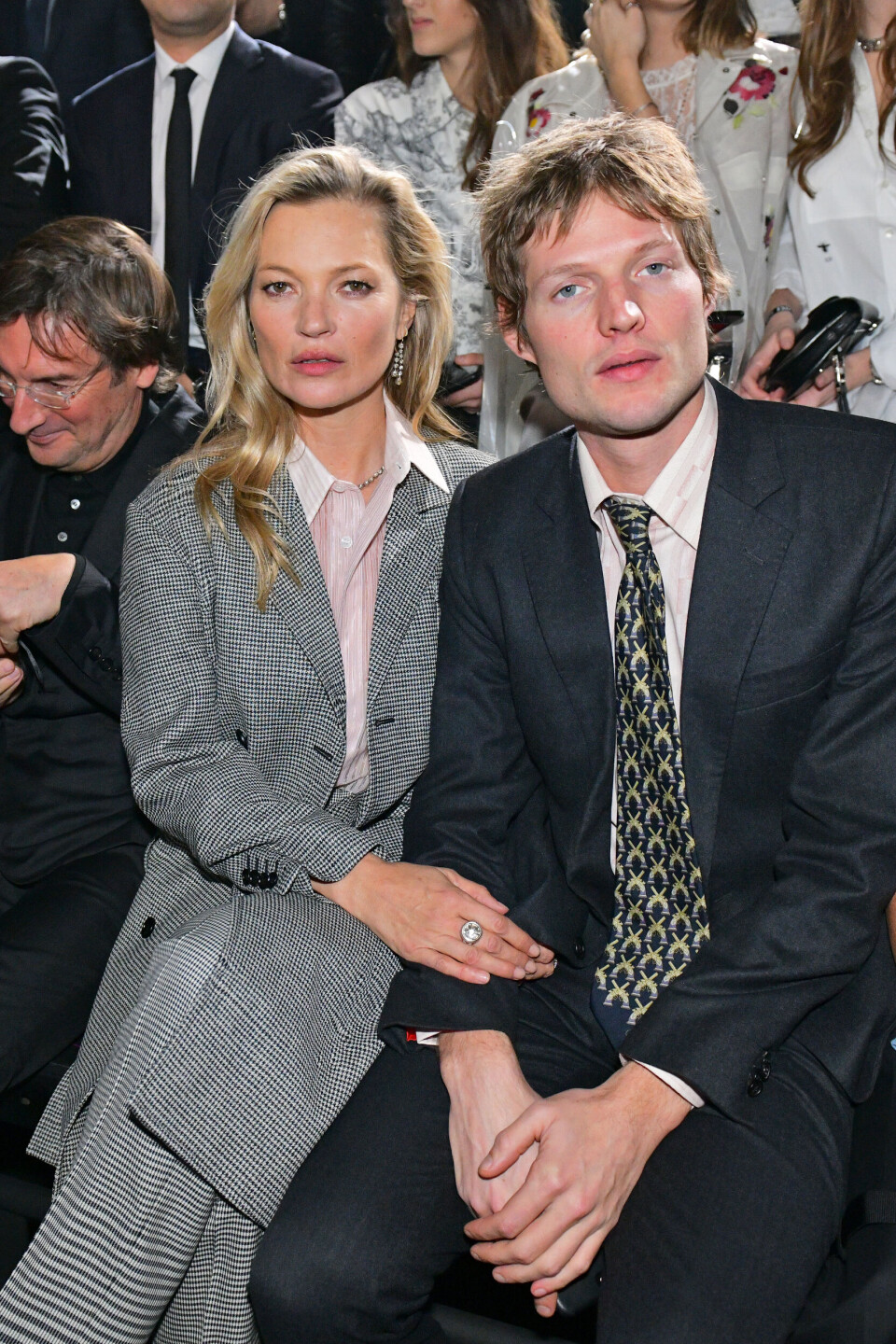 Kate Moss og Nikolai von Bismarck i 2018.