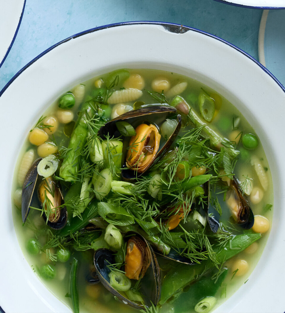 Du er på jagt efter en rigtig forårsret? Denne minestrone passer perfekt til årstiden