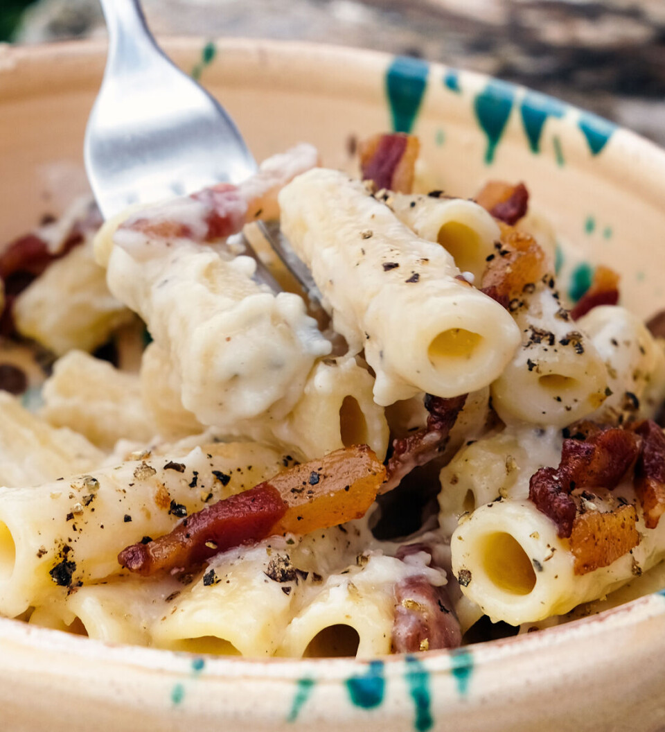Vil du servere pasta som hos Fabro? Prøv deres gricia med peber, pecorino og guanciale