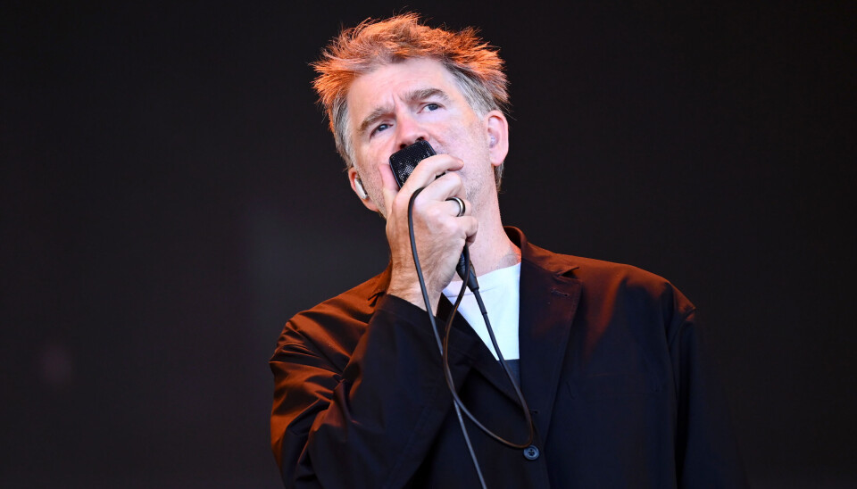 James Murphy, forsanger i LCD Soundsystem, til Glastonbury