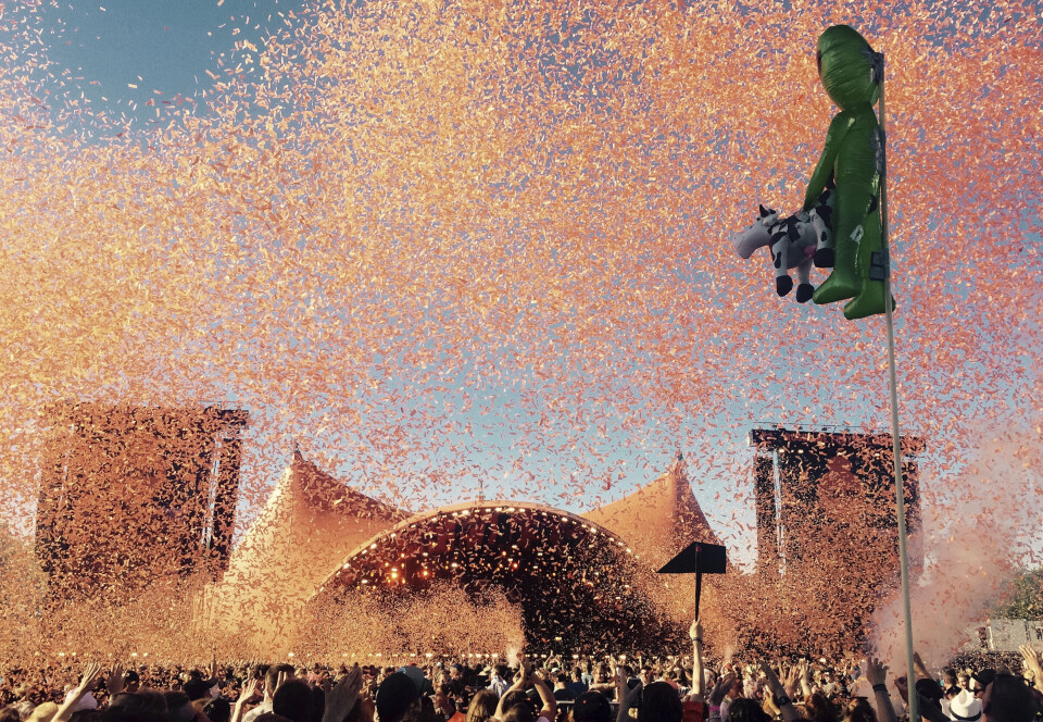 Alien og Ko til en koncert på deres yndlingsscene: Orange.