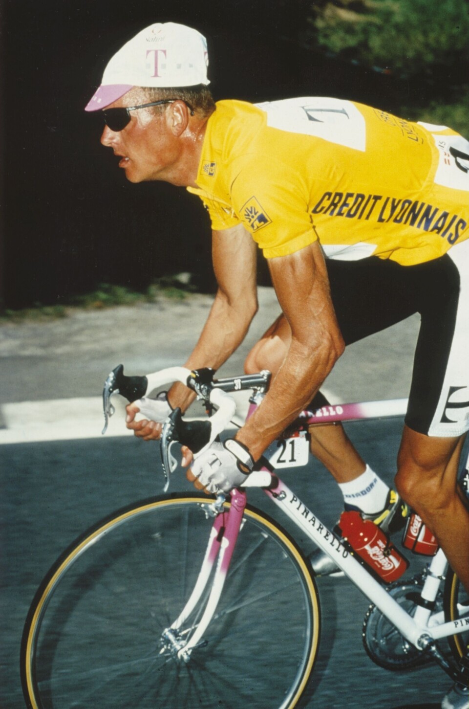 Lige så semikedelig Bjarne Riis var under interviews, lige så cool så han ud på cyklen.