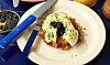 En perfekt weekendmorgenmad: Æg med hashbrowns, hollandaise og caviar