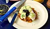 En perfekt weekend-morgenmad: Æg med hashbrowns, hollandaise og caviar